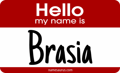Hello my name is Brasia png download
