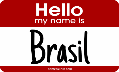 Hello my name is Brasil png download