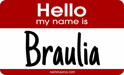 Hello my name is Braulia png download