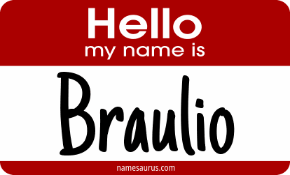 Hello my name is Braulio png download