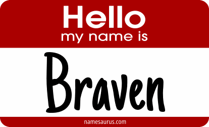 Hello my name is Braven png download
