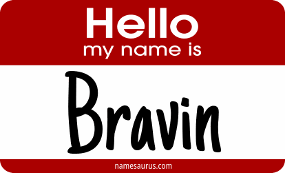 Hello my name is Bravin png download
