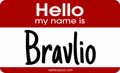 Hello my name is Bravlio png download