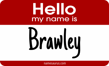 Hello my name is Brawley png download