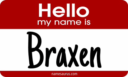 Hello my name is Braxen png download
