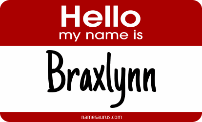 Hello my name is Braxlynn png download