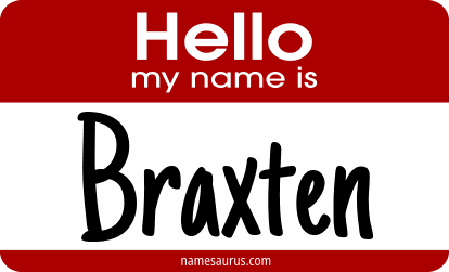 Hello my name is Braxten png download