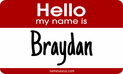Hello my name is Braydan png download