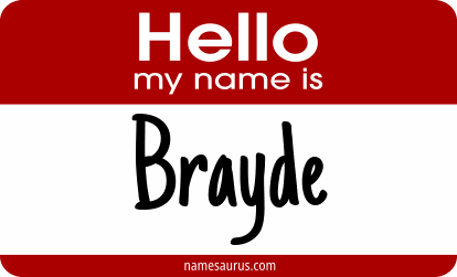 Hello my name is Brayde png download