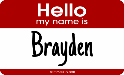 Hello my name is Brayden png download