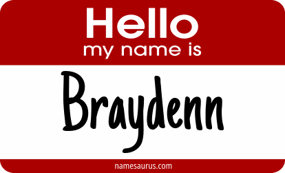 Hello my name is Braydenn png download