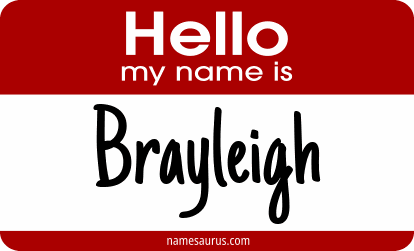 Hello my name is Brayleigh png download