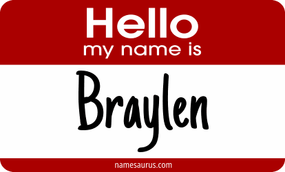 Hello my name is Braylen png download