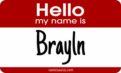 Hello my name is Brayln png download