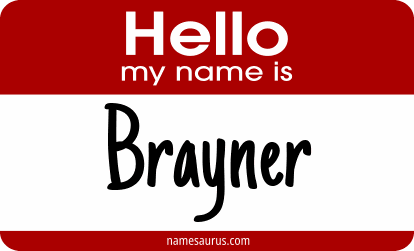 Hello my name is Brayner png download