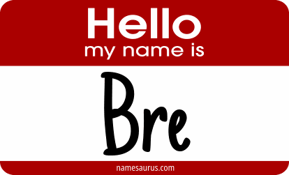 Hello my name is Bre png download