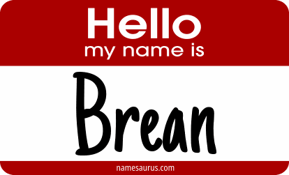Hello my name is Brean png download
