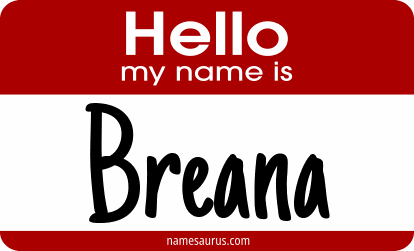 Hello my name is Breana png download