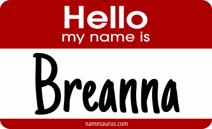 Hello my name is Breanna png download