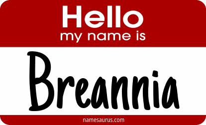 Hello my name is Breannia png download