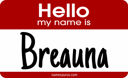Hello my name is Breauna png download