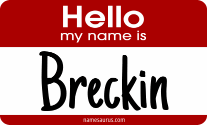 Hello my name is Breckin png download
