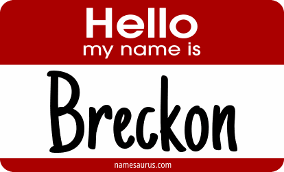Hello my name is Breckon png download