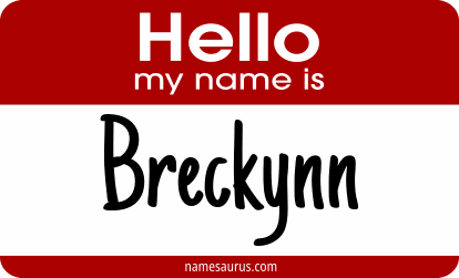 Hello my name is Breckynn png download