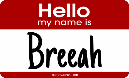Hello my name is Breeah png download