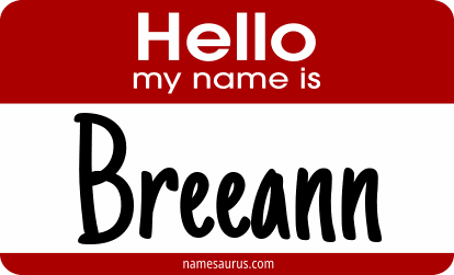 Hello my name is Breeann png download
