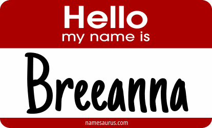 Hello my name is Breeanna png download