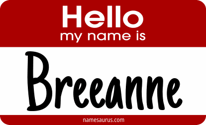 Hello my name is Breeanne png download