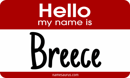 Hello my name is Breece png download