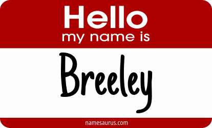 Hello my name is Breeley png download