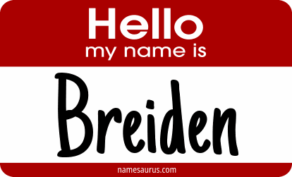 Hello my name is Breiden png download