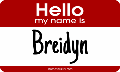 Hello my name is Breidyn png download