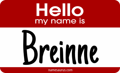 Hello my name is Breinne png download