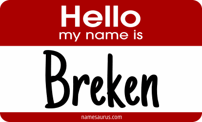 Hello my name is Breken png download