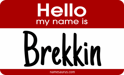 Hello my name is Brekkin png download