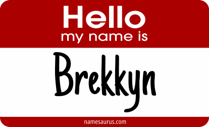 Hello my name is Brekkyn png download