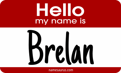 Hello my name is Brelan png download