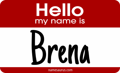 Hello my name is Brena png download