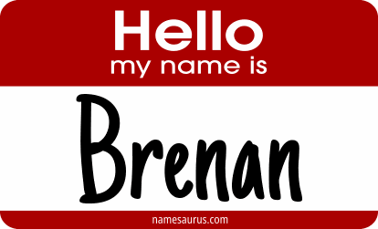 Hello my name is Brenan png download
