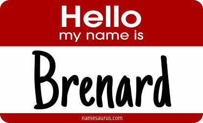 Hello my name is Brenard png download