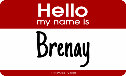Hello my name is Brenay png download