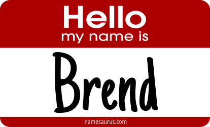 Hello my name is Brend png download
