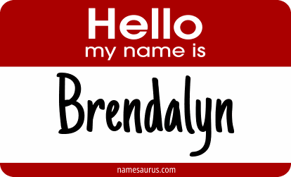Hello my name is Brendalyn png download