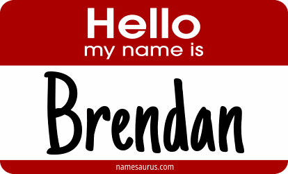 Hello my name is Brendan png download