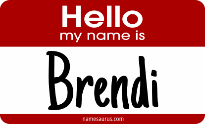 Hello my name is Brendi png download
