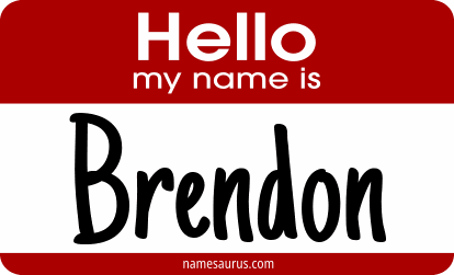 Hello my name is Brendon png download